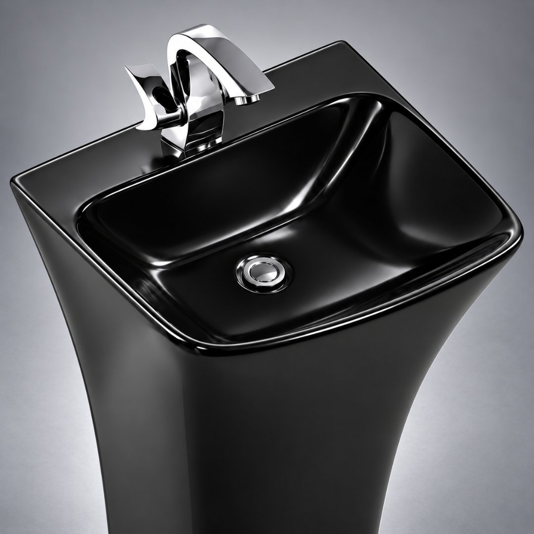 ACME - Black One Piece Basin Wash Basin - My Home Studio